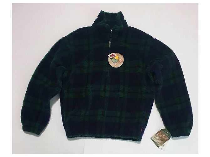 Woolrich Sweatshirtjacke Grün Tartan M - Ansicht 2