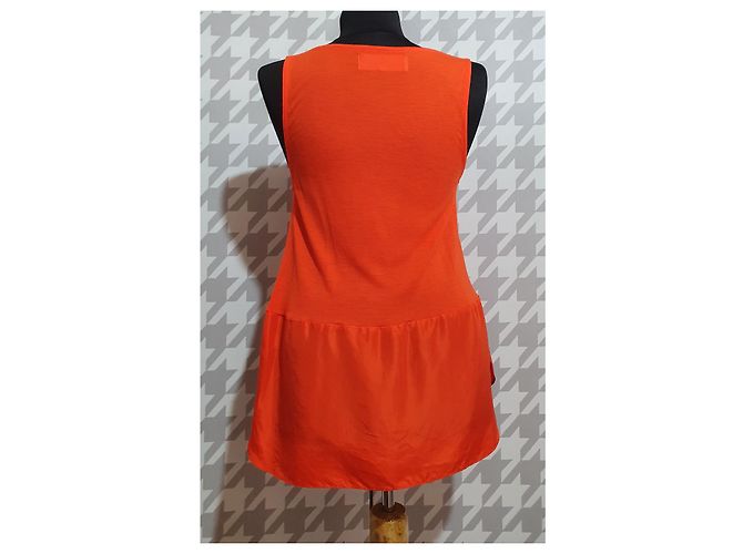 Top de seda naranja Designers Remix Charlotte Tokaitank - vista 4