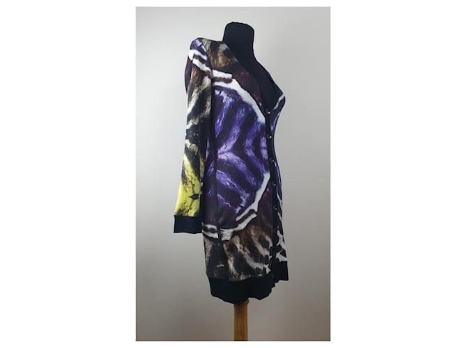 Marc Cain Lange Strickjacke Baumwolle Elastan S Mehrfarben - Ansicht 3