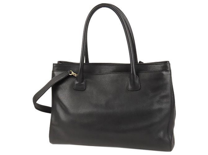 Chanel Black Executive Cerf Satchel Nero - vista 2