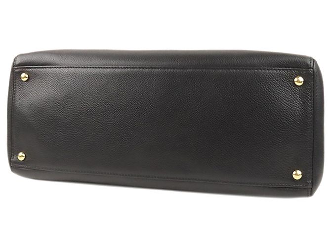 Chanel Black Executive Cerf Satchel Nero - vista 3