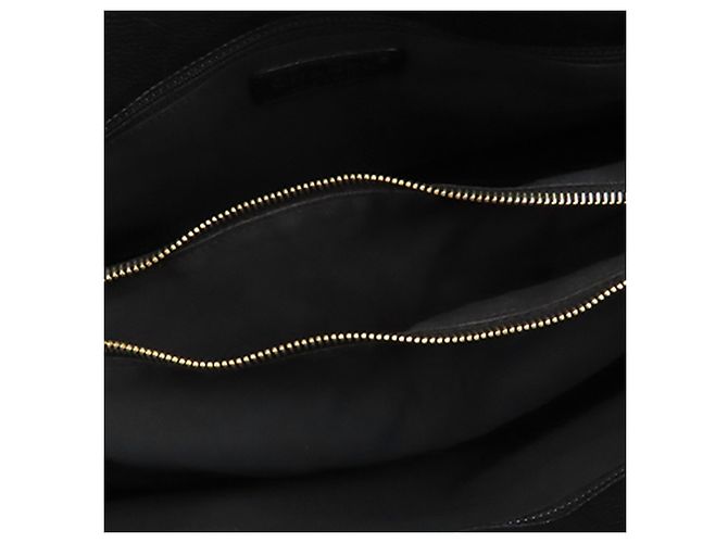 Chanel Black Executive Cerf Satchel Nero - vista 4