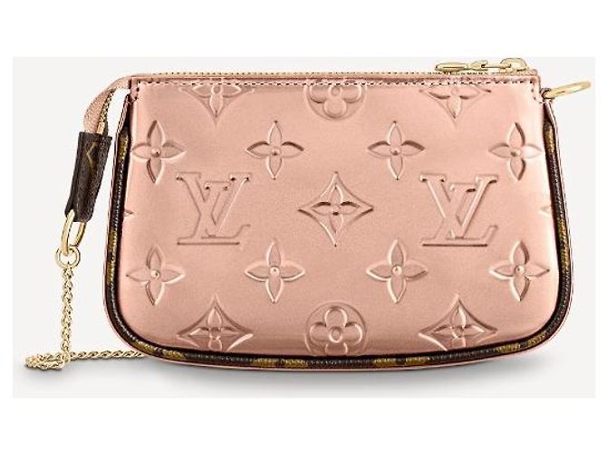 Louis Vuitton LV mini pochette vernis Rosa - vista 2