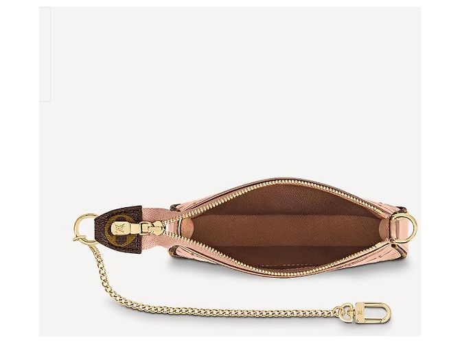 Louis Vuitton LV mini pochette vernis Rosa - vista 3