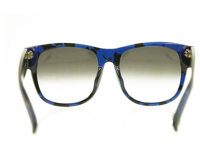 Occhiali da sole firmati Matthew Williamson X Linda Farrow blu neri - vista 3