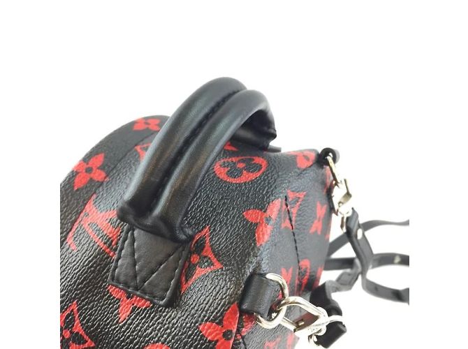 Borsa a tracolla Louis Vuitton Palm Springs Rare Mini Zaino Nero - vista 11