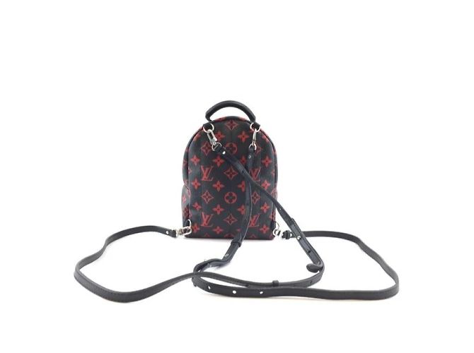 Borsa a tracolla Louis Vuitton Palm Springs Rare Mini Zaino Nero - vista 2