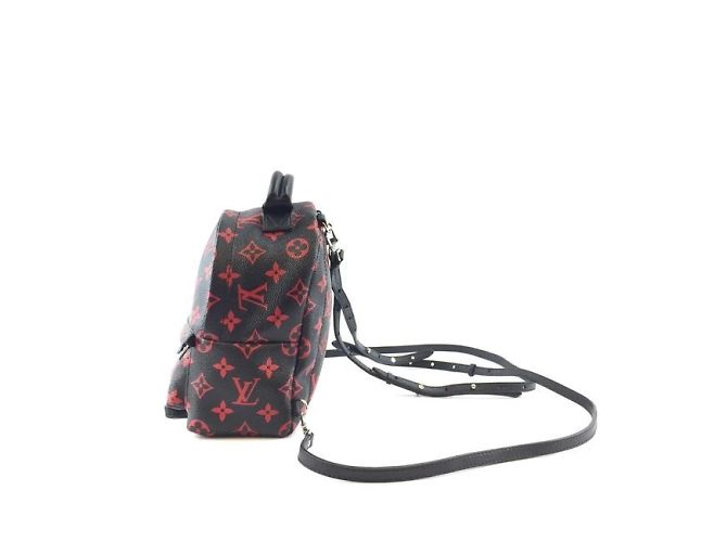 Borsa a tracolla Louis Vuitton Palm Springs Rare Mini Zaino Nero - vista 7