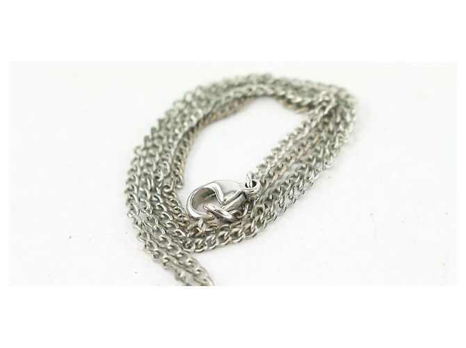 Chanel 04Un collar de cadena de corazón de cristal CC 6cas1012 - vista 2