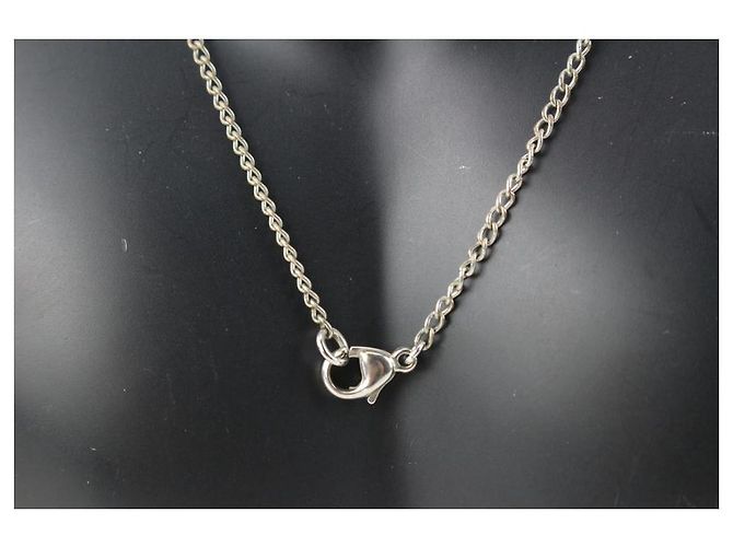 Chanel 04Un collar de cadena de corazón de cristal CC 6cas1012 - vista 8