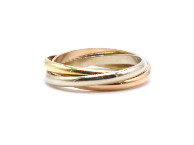 Love cartier 18k Tricolor Trinity Ringgröße 53 - Ansicht 4