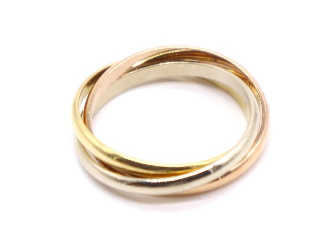 Love cartier 18k Tricolor Trinity Ringgröße 53 - Ansicht 5