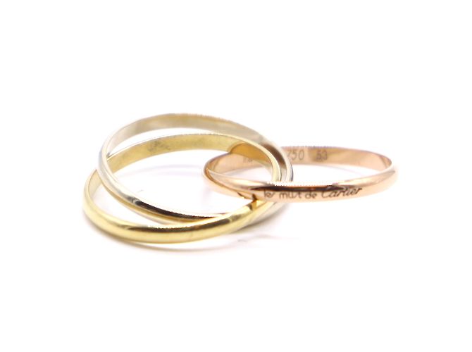 Love cartier 18k Tricolor Trinity Ringgröße 53 - Ansicht 7