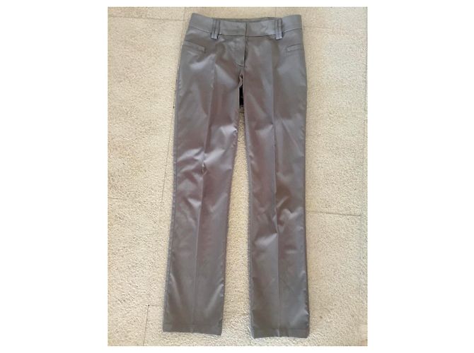 Autre Marque Agujeros rectos T.36-38 Beige Gris - vista 4