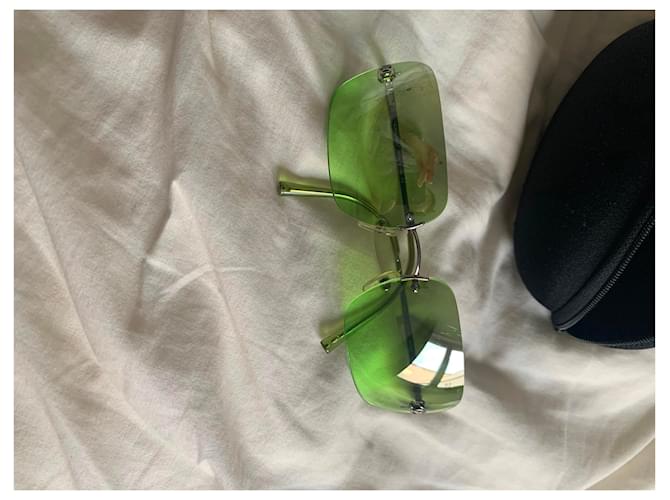 Chanel Sonnenbrille Grün - Ansicht 5