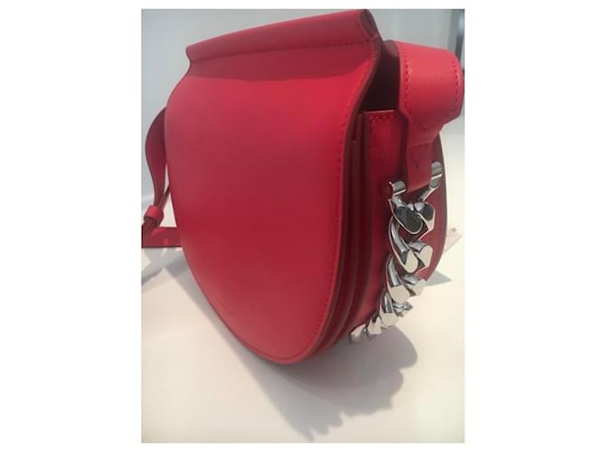 Authentische und tadellose Givenchy Kettentasche Rot - Ansicht 2