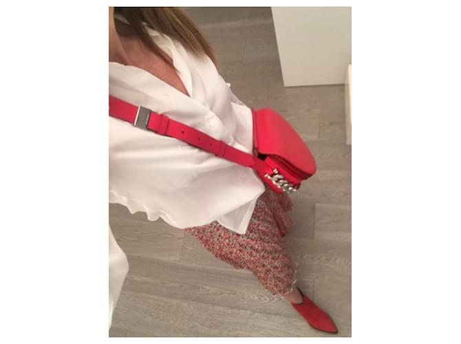 Authentische und tadellose Givenchy Kettentasche Rot - Ansicht 8