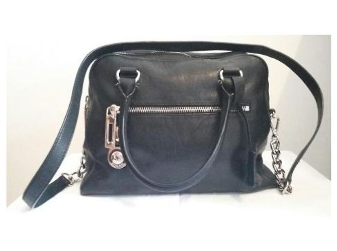 Borsa Michael Kors in pelle nera Nero - vista 2