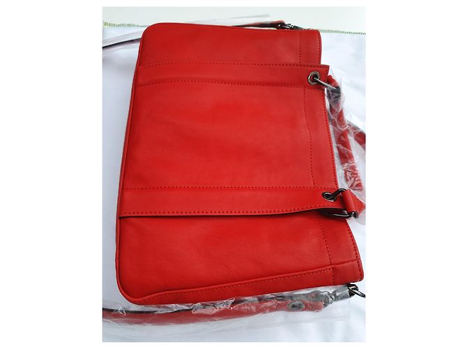 Borsa 3D Longchamp in pelle rossa Rosso - vista 3