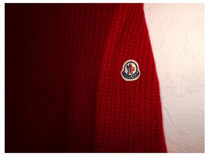 MONCLER PULLOVER AUS TRIKOTWOLLE Rot - Ansicht 2