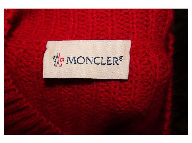 MONCLER PULLOVER AUS TRIKOTWOLLE Rot - Ansicht 4