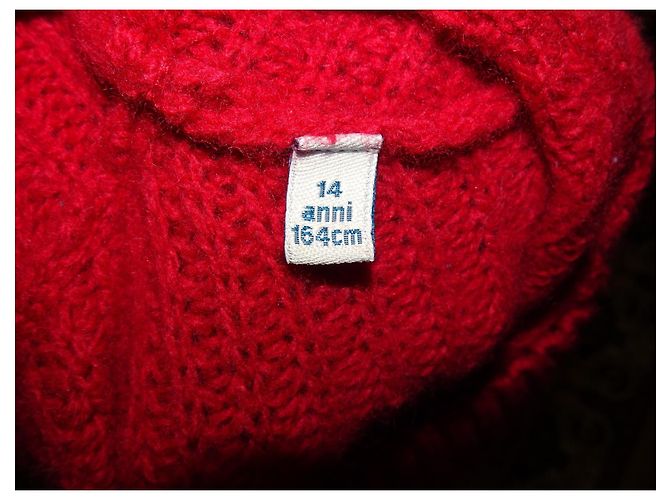 MONCLER PULLOVER AUS TRIKOTWOLLE Rot - Ansicht 5