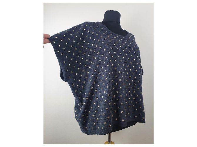 Suéter Allude de mistura de cashmere e lã cinza - vista 2
