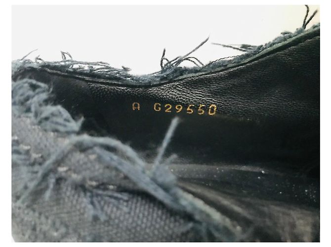 Chanel Oxford-Schnürschuhe Marineblau - Ansicht 14