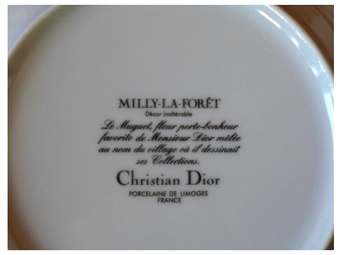 Christian Dior Milly la Forêt Porcelain Dessert Plates - view 2