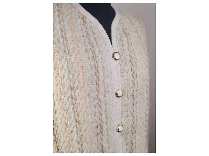 Autre Marque Marjorie Verna Strickjacke aus Wolle XL Mehrfarben - Ansicht 3