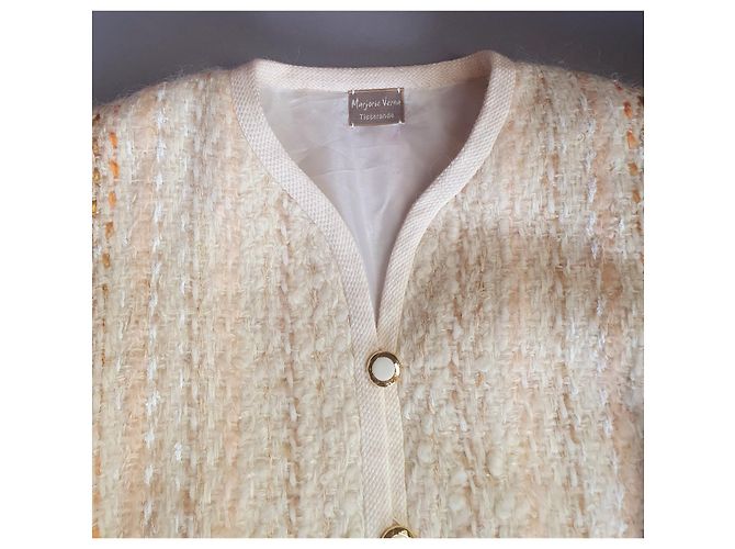Autre Marque Marjorie Verna Strickjacke aus Wolle XL Mehrfarben - Ansicht 5