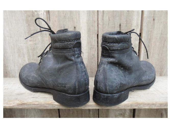 Frye Lederstiefel Anthrazit 46.5 Anthrazitgrau - Ansicht 4