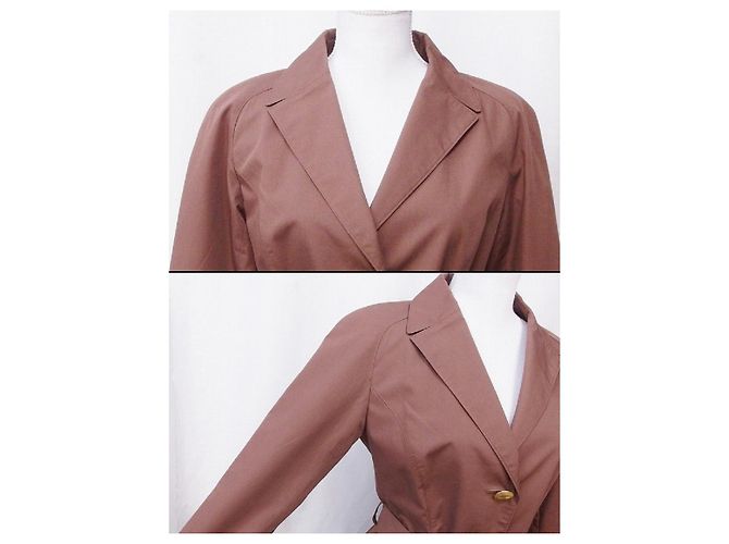 [Gebraucht] Junko Shimada Jacke-Design-Halbmantel 9 Braun - Ansicht 4