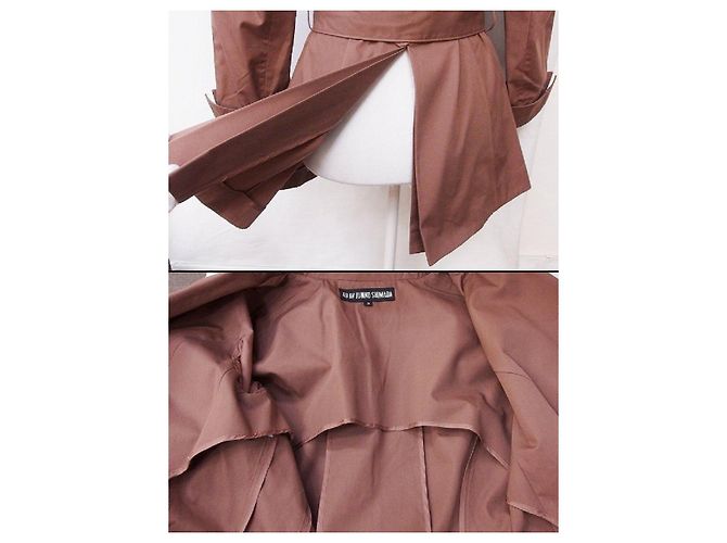 [Gebraucht] Junko Shimada Jacke-Design-Halbmantel 9 Braun - Ansicht 6