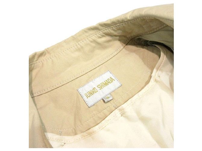 [Usado] Gabardina JUNKO SHIMADA Cinturón medio con forro Beige 9 Exterior RRR Damas - vista 8