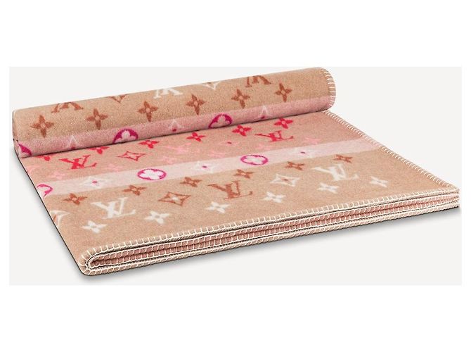Louis Vuitton LV blanket wool Beige - view 3