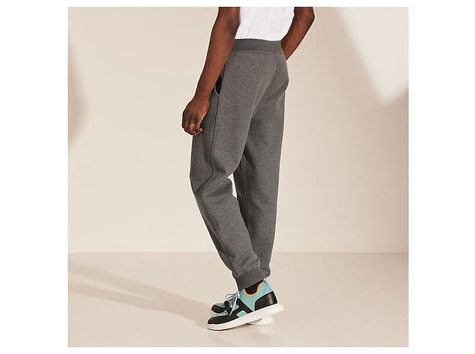 Hermès hermes Pantalone da jogging dettaglio in pellenuovo Grigio - vista 4