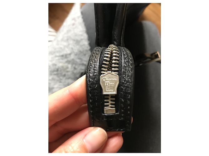 Borsa Christian Dior in pelle nera Nero - vista 4