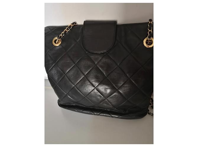 Borsa Chanel in pelle nera Nero - vista 2