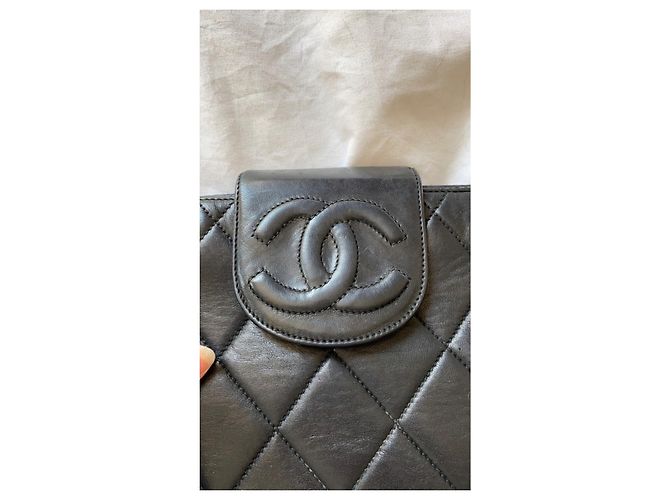Borsa Chanel in pelle nera Nero - vista 3