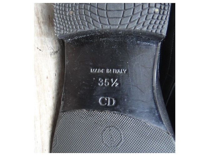 Christian Dior Botas Dior talla 35,5 Nueva condición Negro - vista 5