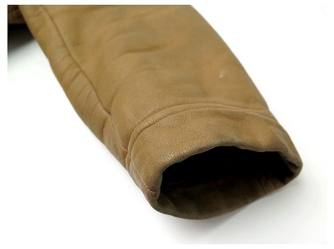 Hermès HERMES DUFFLE COAT 54 L LAMMLEDER RETURNS LAMMLEDER Karamell - Ansicht 6