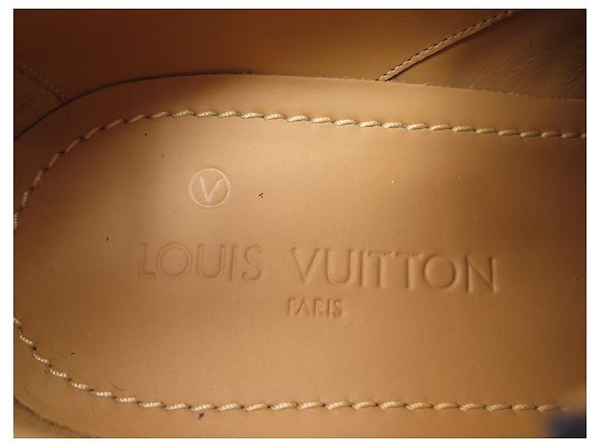 NUOVE SCARPE LOUIS VUITTON DERBY CAMPUS 6.5 40.5 41 SCARPE FINE IN CAMOSCIO BLU Blu navy - vista 6