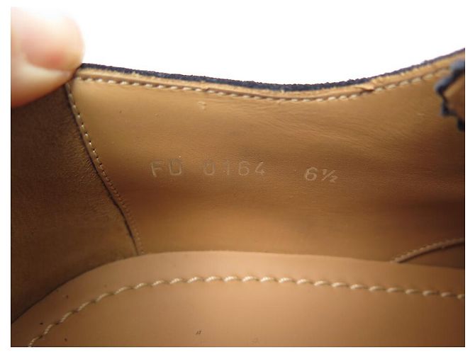 NUOVE SCARPE LOUIS VUITTON DERBY CAMPUS 6.5 40.5 41 SCARPE FINE IN CAMOSCIO BLU Blu navy - vista 7