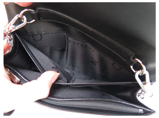 NUEVA CARTERA LONGCHAMP CHAINETTE LE PLIAGE NEO L4559HPH001 EN CUERO WOC - vista 15