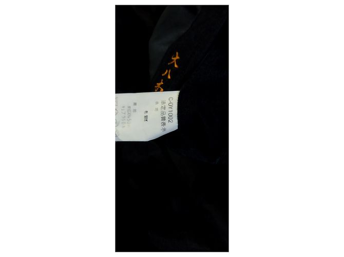 Abrigo Lanvin de lana a cuadros marrón y azul marino Castaño - vista 5