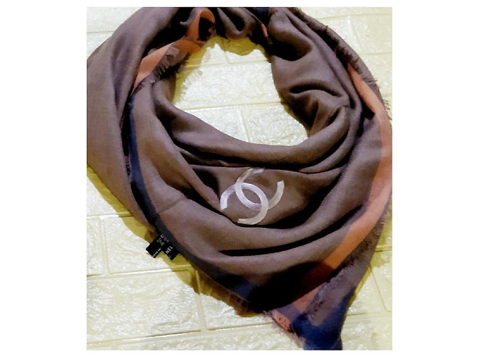 Chanel Lenços Azul Bronze - vista 17