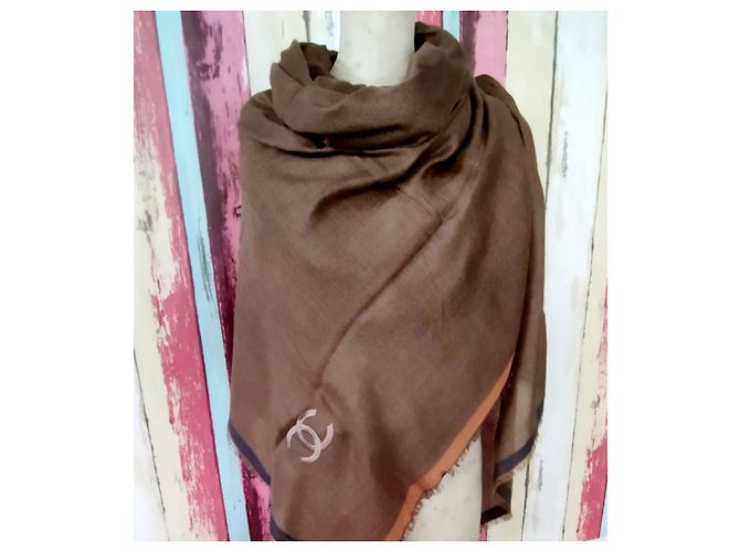 Chanel Lenços Azul Bronze - vista 18