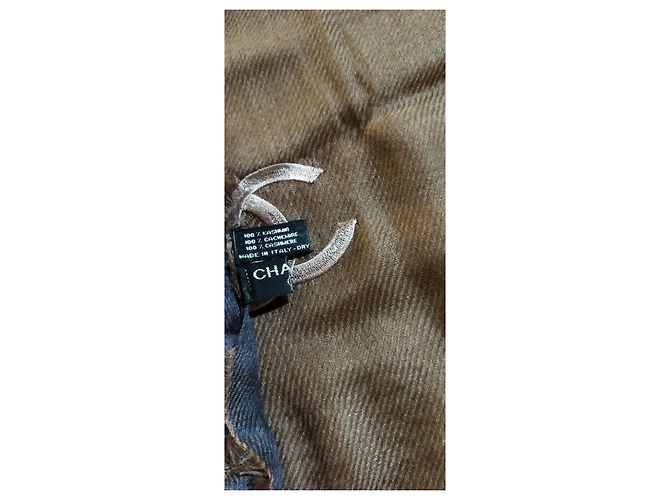 Chanel Lenços Azul Bronze - vista 3