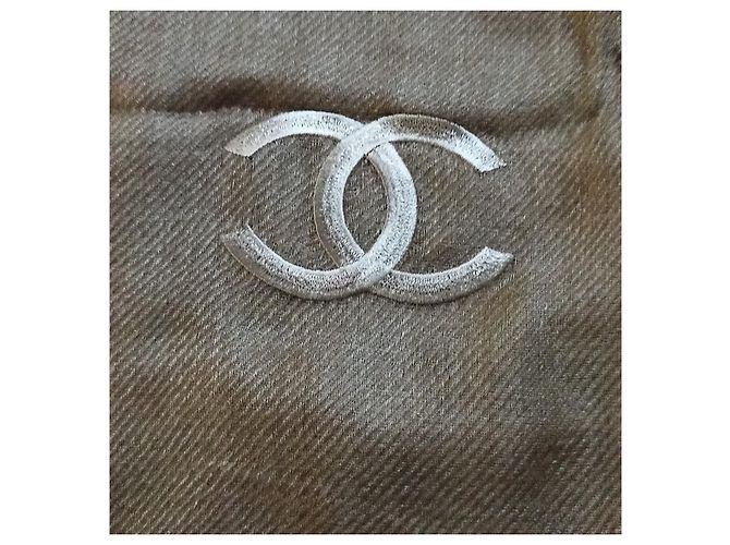 Chanel Lenços Azul Bronze - vista 5